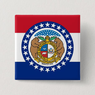 Knapp med Flagga Missouri
