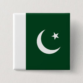 Knapp med Flagga Pakistan