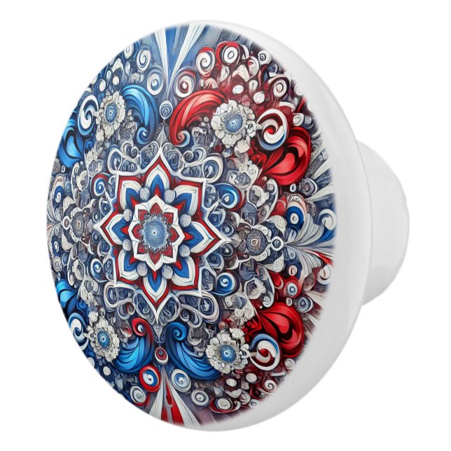 Knapp med Fransk Färg Knopp (Höger)