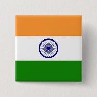 Knapp med Indiens Flagga
