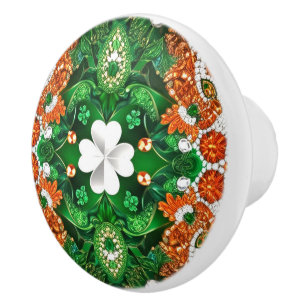 Knapp med Irish Design Färg Knopp