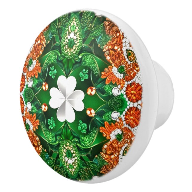 Knapp med Irish Design Färg Knopp (Höger)