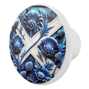 Knapp med Scottish Thistles Design Knopp