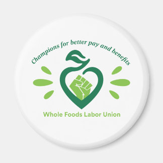 Knapp med text magnet