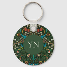 KNAPP-NYCKELRING: WILLIAM MORRIS : TULIPS