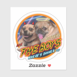 Knapp- och proppsförsegling klistermärken