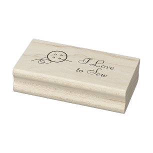 Knapp och trådkonst Frimärke Stämpel