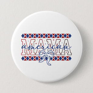 Knapp-Patriotisk Mamma Pin Knapp