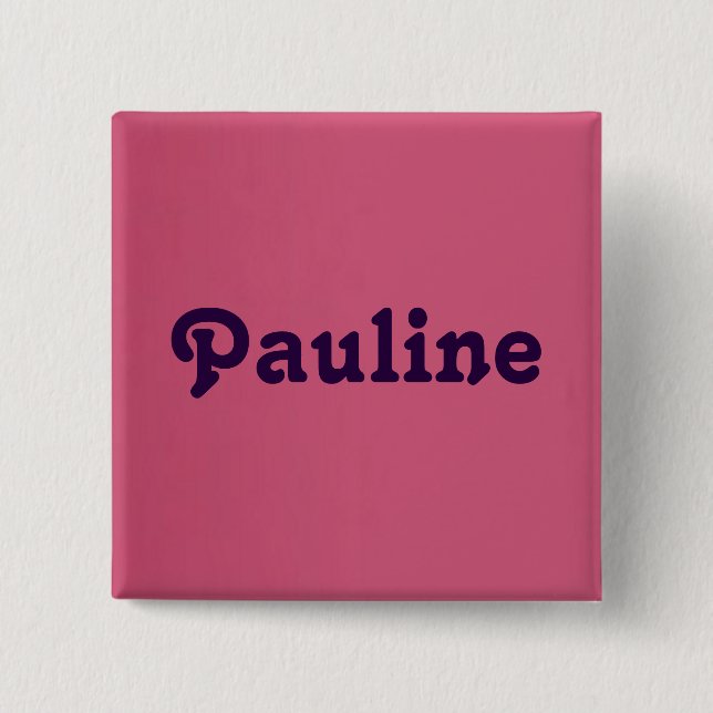Knapp Pauline (Framsida)