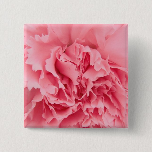 Knapp Rosa Carnation Close Up (Framsida)