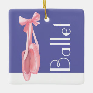 Knäpp, Rosa- och Vit-balkar - jul Julgransprydnad Keramik