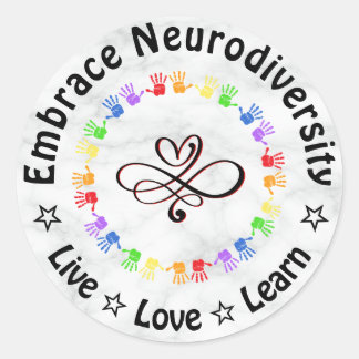 Knapp Runt Klistermärke