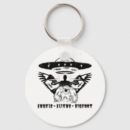 Knapp Stil-nyckelkedja Nyckelring