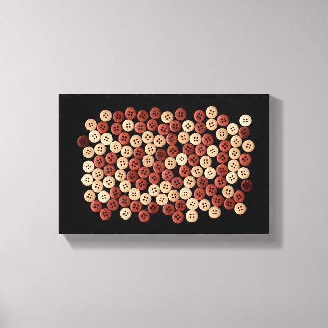 Knappar - Fin bildobjekt Canvastryck (Framsida)
