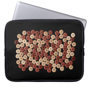 Knappar - Fin bildobjekt Laptop Sleeve