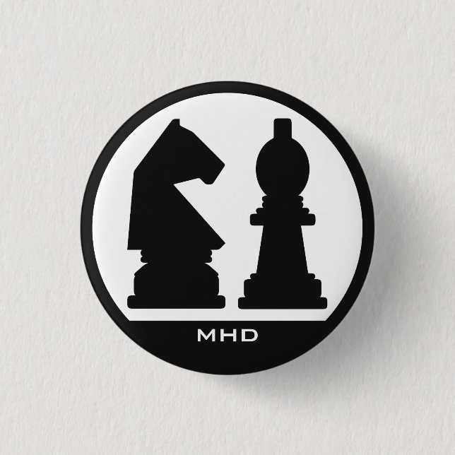 Knappar för CHESS anpassningsbar monogram (Framsida)