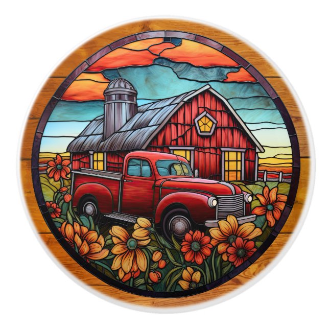 Knappar för jordbrukarens Lastbil Knopp (Framsidan)