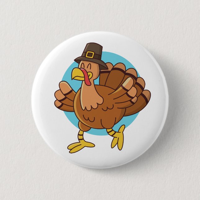 Knappar för thanksgiving Turkiet (Framsida)
