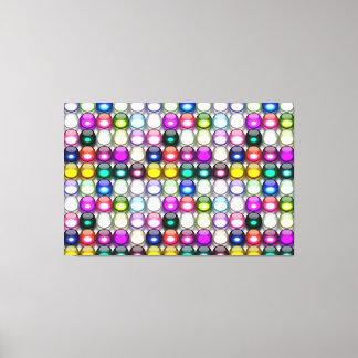 Knappar Galore 1 Lindad Canvas