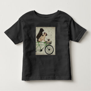 Knappar på cykel t shirt