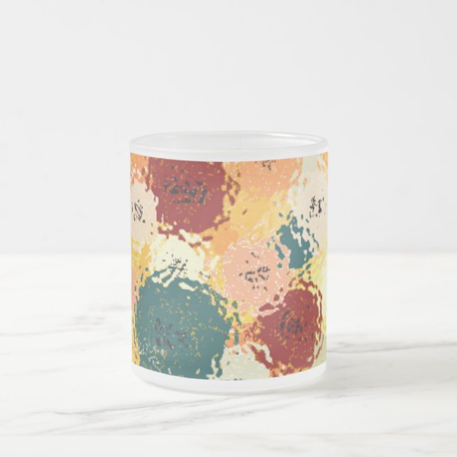 Knappar under Glas Frosted Mugg (Center)