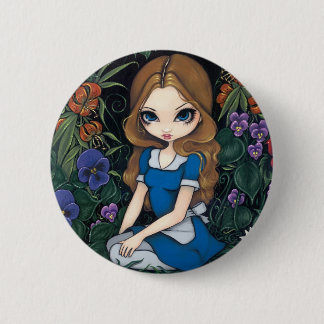 "Knäppas Alice och blommorna" Knapp