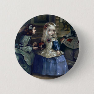 "Knäppas Alice och Las Meninas" Knapp