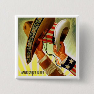 "Knäppas Americanos Todos" (alla amerikaner) Knapp