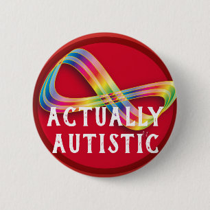 Knäppas Autistic pride för den ActuallyAutistic Knapp
