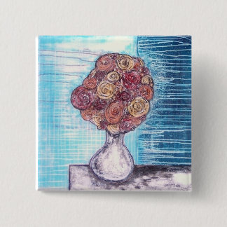 "Knäppas blommastänk" Knapp