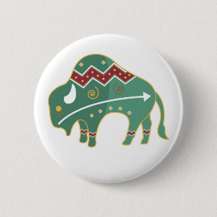 Knäppas buffeldesignindianen knapp
