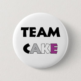 Knäppas den Asexual flagga för lagtårta Knapp