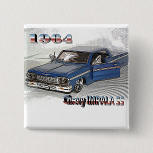 Knäppas den Chevy IMPALAEN 1964 SS Knapp