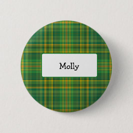 Knäppas den personlized irländska plädet för knapp