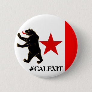 Knäppas den politiska Calexit historiska Knapp