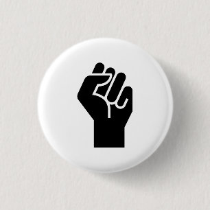 "Knäppas den protest" pictogramen Knapp