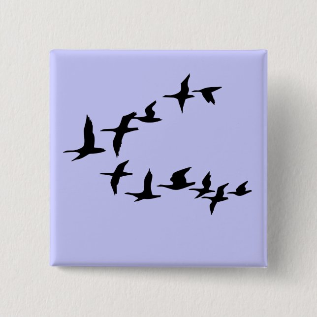 Knäppas den södra gäss för flyg knapp (Framsida)