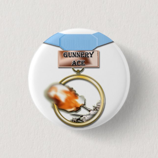 Knäppas den topp- medaljen för artilleriet knapp (Framsida)