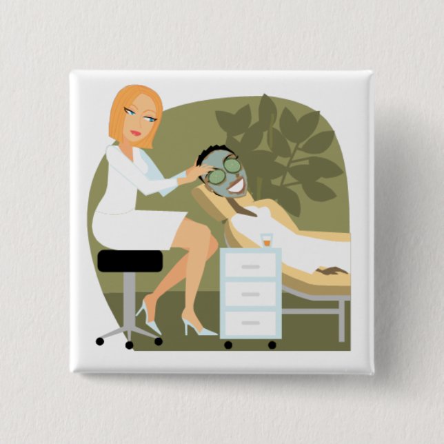 Knäppas estheticianen knapp (Framsida)