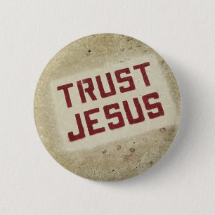 "Knäppas förtroende Jesus" Knapp