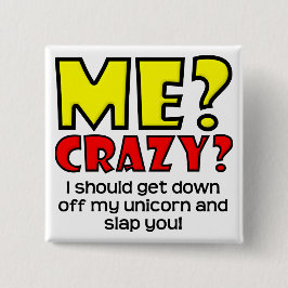 Knäppas galet roligt för Unicorn emblem Knapp