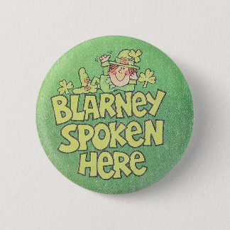 Knäppas irländsk Blarney för vintage som här talas Knapp