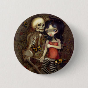 "Knäppas jag förmiddagen nästan med dig" Knapp