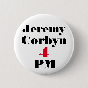 "Knäppas Jeremy Corbyn 4 PM" (premiärministern) Knapp