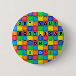 Knäppas/klämma fast med den roliga Bottlecap Knapp