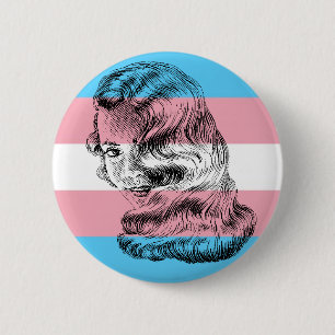 Knäppas kvinnlig pride för trans. knapp
