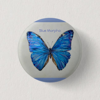 Knäppas liten Pin/för den blåttMorpho fjärilen Knapp