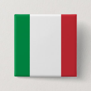 Knäppas med flagga av italien knapp