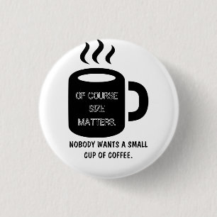 Knäppas med kaffemuggdesign knapp