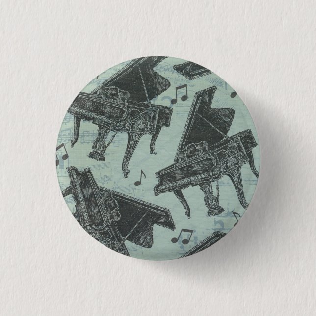 Knäppas nyckel- musik för piano knapp (Framsida)